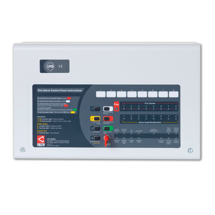 CFP704-4 4 Zone CFP Fire Alarm Panel
