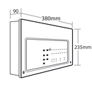 Alarmsense 8 Zone Fire Panel CFP-708-2