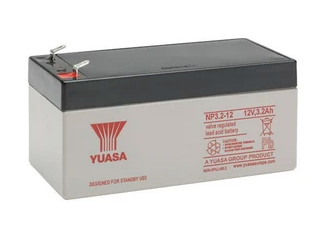 Battery  Yuasa  VRLA NP3.2-12 (12V 3.2Ah) Rechargeable General Purpose