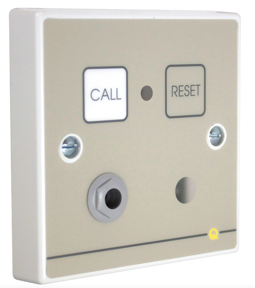 QT602RS Nurse Call System Quantec call point, button reset with sounder & I/R receiver