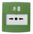 Manual Callpoint Breakglass Unit, Emergency Door Release, DMN700G  Green
