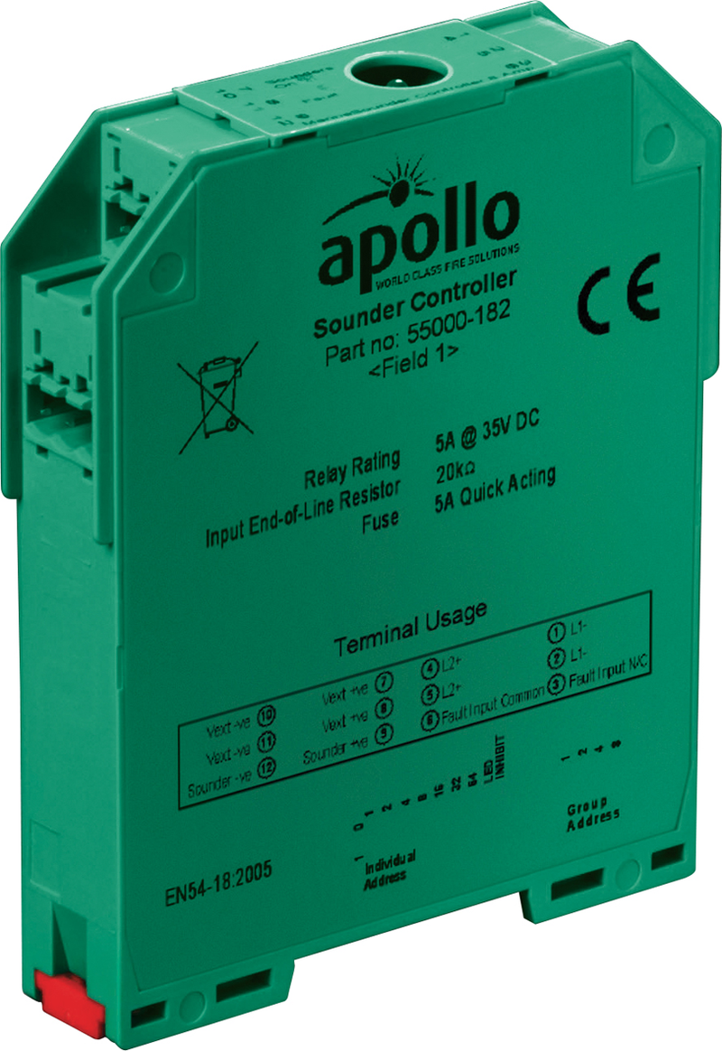 XP95  DIN-Rail Sounder Controller (5 Amperes)  55000-182APO