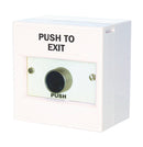 Door Release Button White Surface Mount KAC