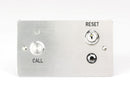 QT602KS/SS  Nurse Call System Quantec. Stainless Steel Call Point (keyswitch reset c/w remote socket and sounder)